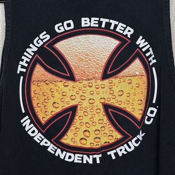 Y2K Independent Truck Co Tank Shirt Large - Picture 3 of 8